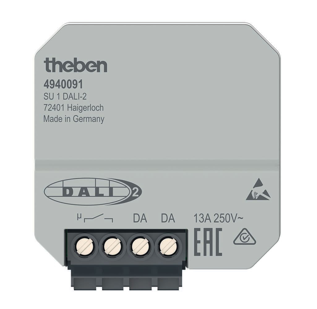 THEBEN - Aparato de instalación en carril DALI-2 actuador de conmutación, 1 canal