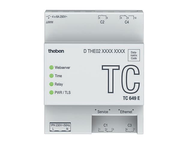 THEBEN - Interruptor horario LAN digital/interruptor horario astronómico con programa anual