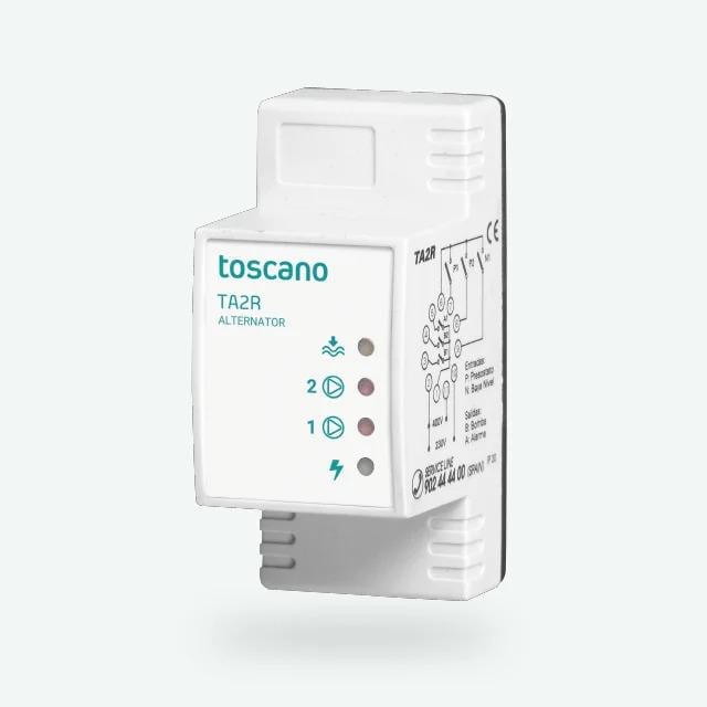 TOSCANO - Relé alternancia TA2R-230/400 con 2 bombas 230/400V