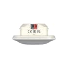 THEBEN - Detector de presencia KNX, montaje en el techo empotrado, DE/superficie con accesorios, 2 x luz, 2 x presencia, zona de detección 12 m