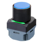 OMRON - Botón de protección completa inalámbrico diámetro 34,4mm frecuencia de la UE 868,3MHz colores de botón/brida azul y negro