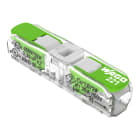 WAGO - Conect. p. instal. en línea con palancas;para cualquier tipo de conductor;máx. 4mm²;transparente
