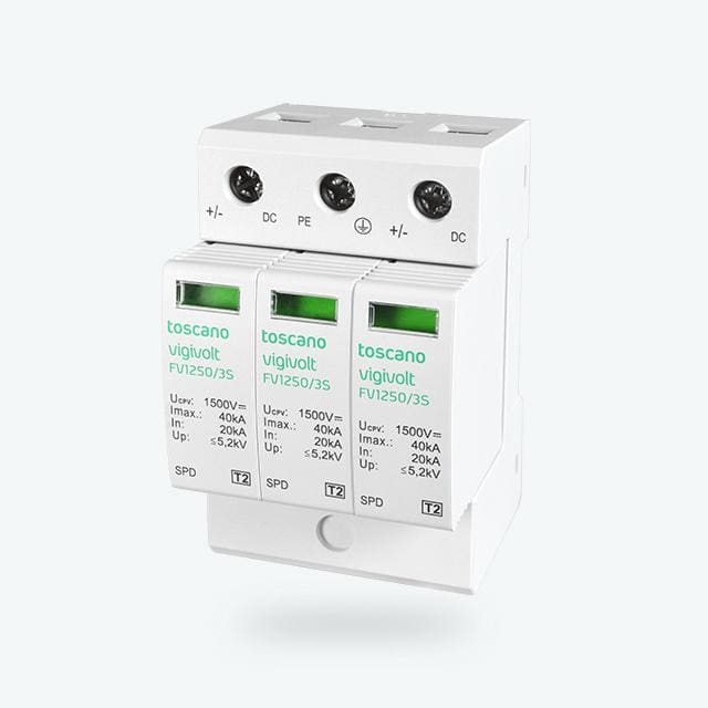 TOSCANO - Protector de sobretensión transitoria 1250V DC 40kA