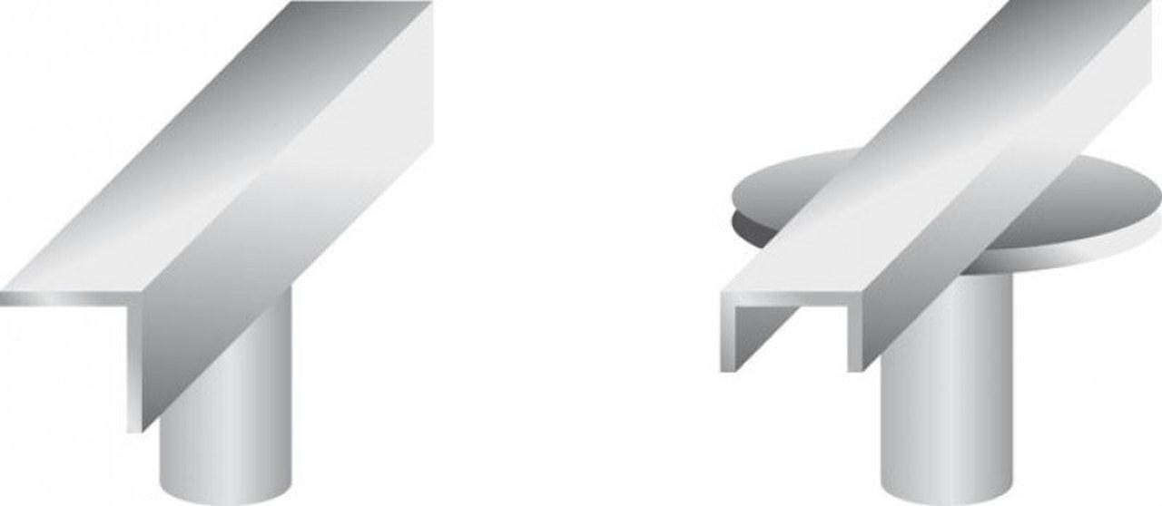 SIMON LIGHTING - Cruceta CR3 para modelo perfil-L 1500/60