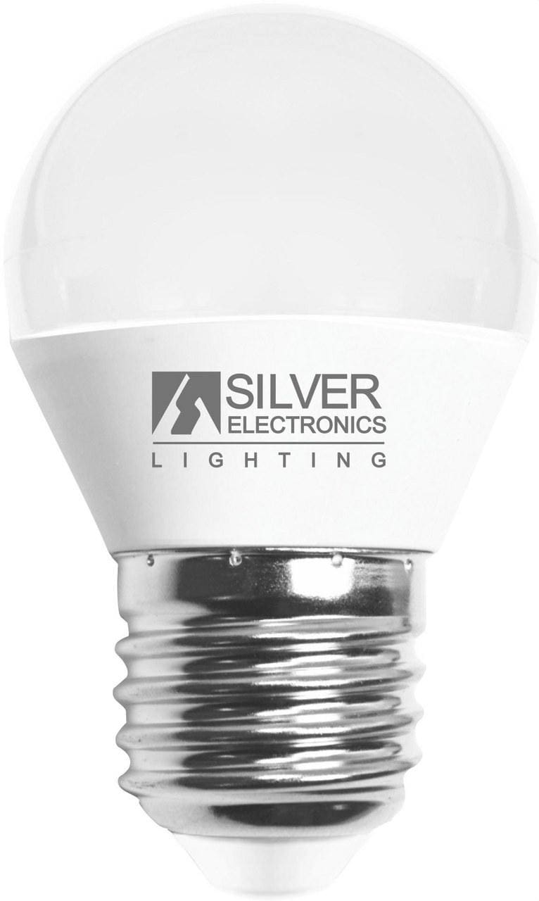 SILVER ELECTRONICS - L.CERAMIC LED ESFER.PEQ.E27 4,5W 6000K