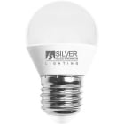 SILVER ELECTRONICS - LED ESFERICA 6 W E27 5000 K