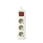 SILVER ELECTRONICS - BASE MULTIENCHUFE 3SAL.INTP 3m C/OBT.