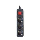 SILVER ELECTRONICS - BASE MULTIENCHUFE 3SAL.INTP 1,5m OBT.NG.