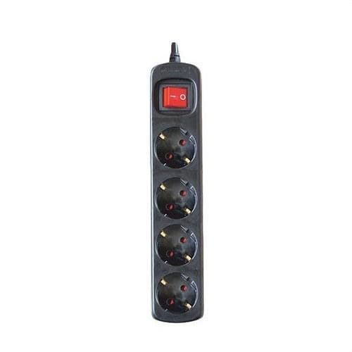 SILVER ELECTRONICS - BASE MULTIENCHUFE 4 SAL.INT.1,5m NG.