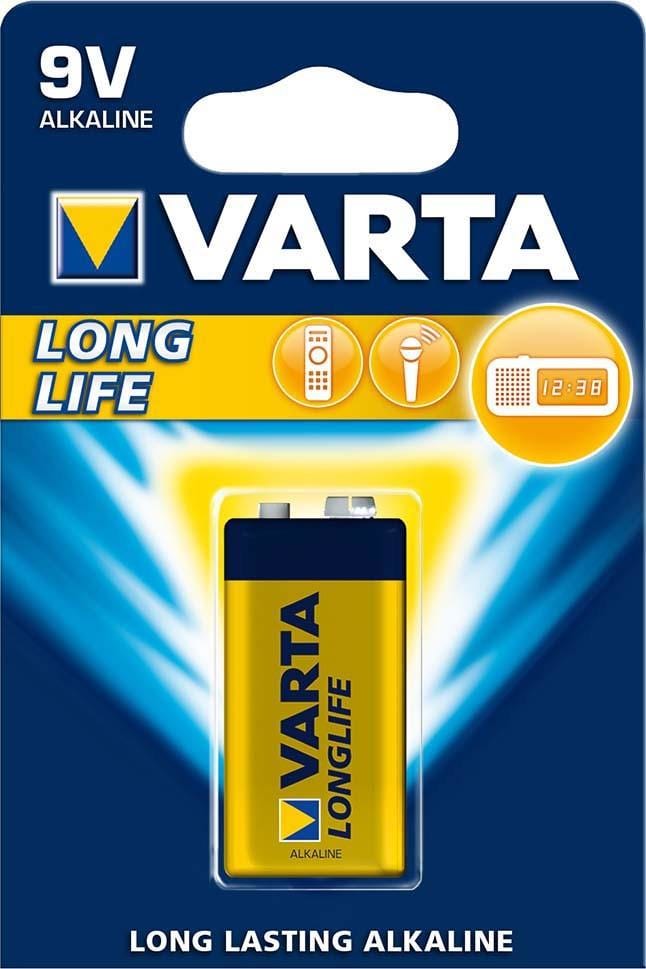 VARTA - PILA ALCALINA LONGLIFE EXTRA 6LR61