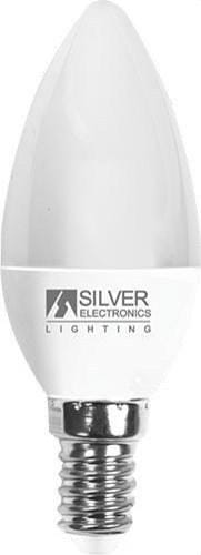 SILVER ELECTRONICS - LAMPARA CERAMIC LED VELA E14 4,5W 6000K