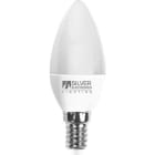 SILVER ELECTRONICS - LAMPARA CERAMIC LED VELA E14 4,5W 6000K