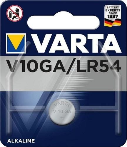 VARTA - PILA BOTON V10GA 1,5V ALCALINO MANGANESO