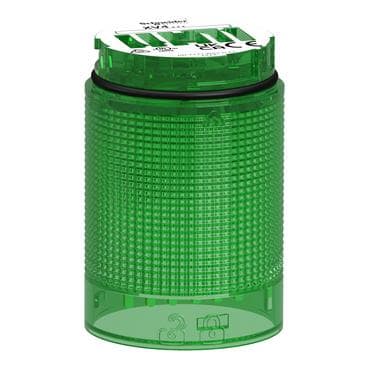 Schneider Electric - Módulo de luz, Harmony XV4, torreta modular de Ø40 mm, lente verde, luz fija
