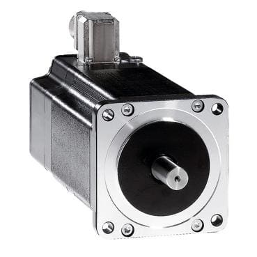 Schneider Electric - Motor paso a paso trifásico 4,52 Nm - eje Ø12 mm - L=98 mm - con freno - conector