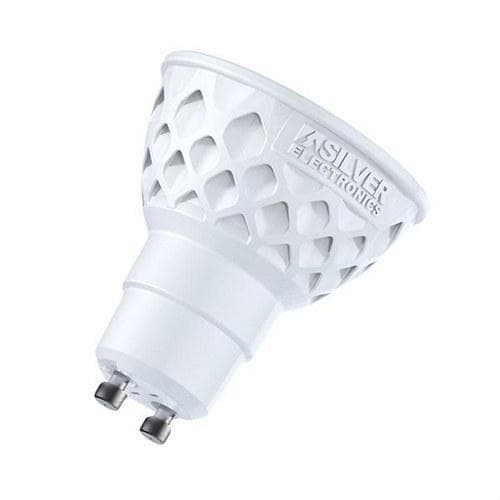 SILVER ELECTRONICS - L.MULTILED60 GU10 5000K 250lm Al CRIST.