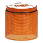 Schneider Electric - Módulo de luz, Harmony XV6, torreta modular de Ø60 mm, lente naranja, luz fija