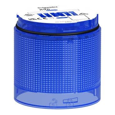 Schneider Electric - Módulo de luz, Harmony XV6, torreta modular de Ø60 mm, lente azul, luz fija