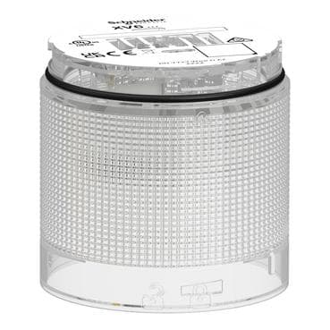 Schneider Electric - Módulo de luz, Harmony XV6, torreta modular de Ø60 mm, lente blanca, luz fija