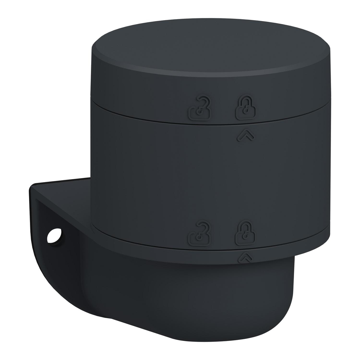 Schneider Electric - Módulo base, Harmony XV6, torre de luz modular de Ø60 mm, base de 24 V CA/CC con adaptador de montaje en pared, Gris