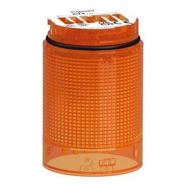 Schneider Electric - Módulo de luz, Harmony XV4, torreta modular de Ø40 mm, lente naranja, luz fija