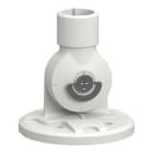 Schneider Electric - Accesorio de montaje universal, torre de luz modular Harmony XV4/XV6/XVB7, soporte plegable de plástico, blanco