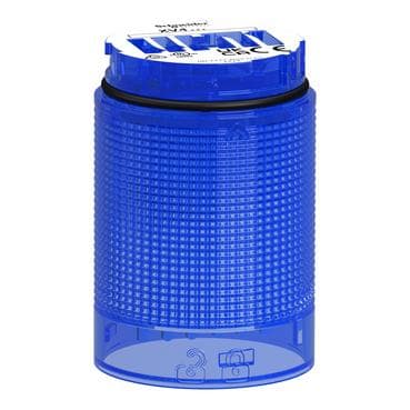 Schneider Electric - Módulo de luz, Harmony XV4, torreta modular de Ø40 mm, lente azul, luz fija