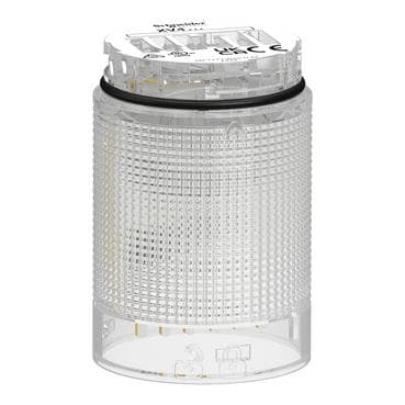 Schneider Electric - Módulo de luz, Harmony XV4, torre de luz modular de Ø40 mm, lente blanca, luz fija