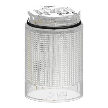 Schneider Electric - Módulo de luz, Harmony XV4, torre de luz modular de Ø40 mm, lente verde, luz fija y clara