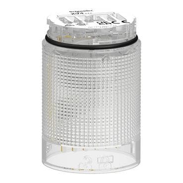 Schneider Electric - Módulo de luz, Harmony XV4, torreta modular de Ø40 mm, lente blanca, intermitente