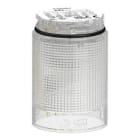 Schneider Electric - Módulo de luz, Harmony XV4, torreta modular de Ø40 mm, lente blanca, intermitente