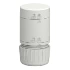 Schneider Electric - Módulo base, Harmony XV4, torre de luz modular de Ø40 mm, base de 24 V CA/CC con adaptador de montaje en tubo, cubierta incluida, blanco