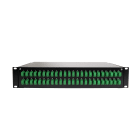TELEVES - Bandeja F.O. para Rack 19'' 2U, Premontada con 48 Adaptadores SC Simplex y 48 Pigtails SC/APC, Monomodo (SM)