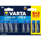VARTA - PILA ALCALINA LR6AA VARTA (BLISTER 6+2U)