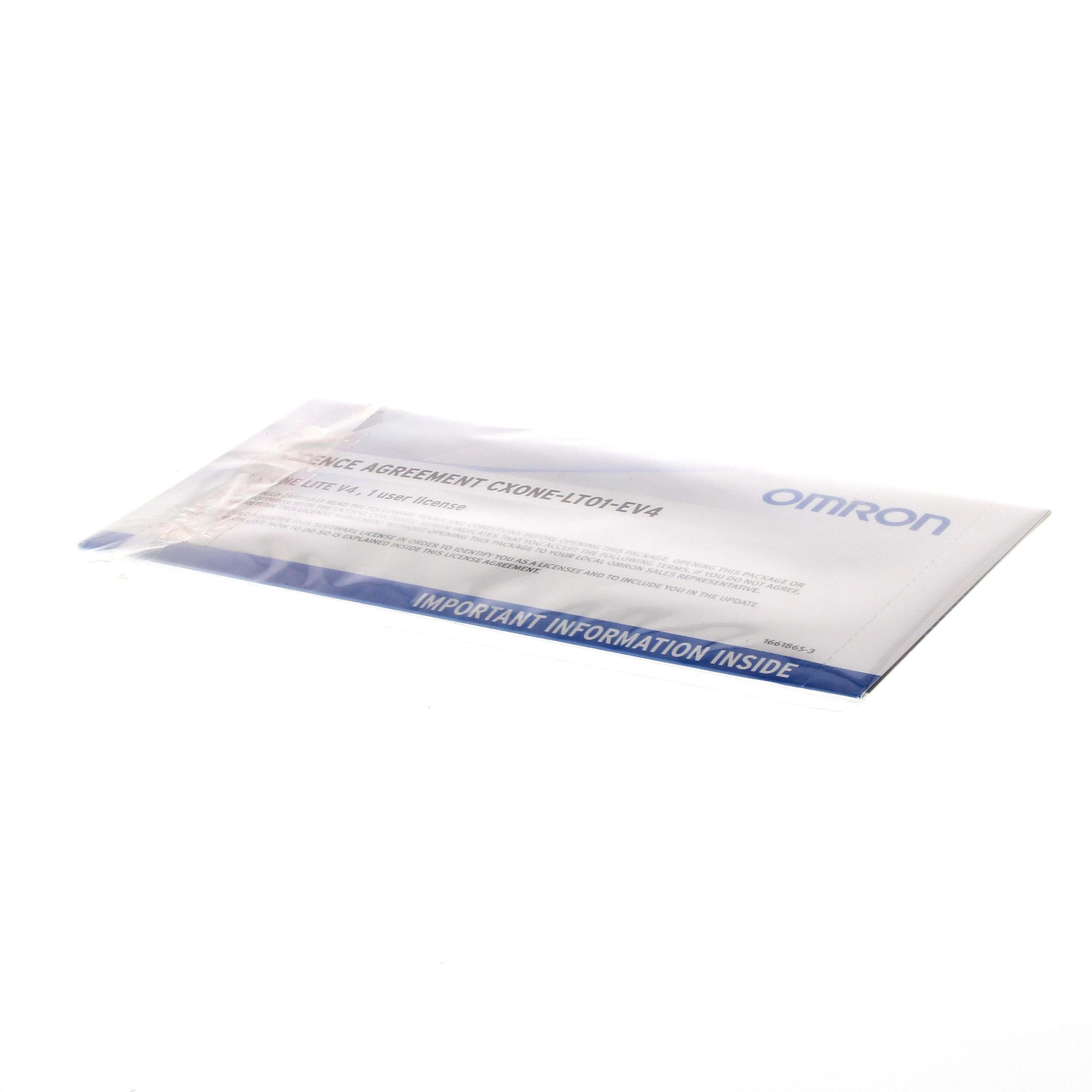 OMRON - SOFTWARE CX-ONE V4-3 LIC.P/NVO.US.