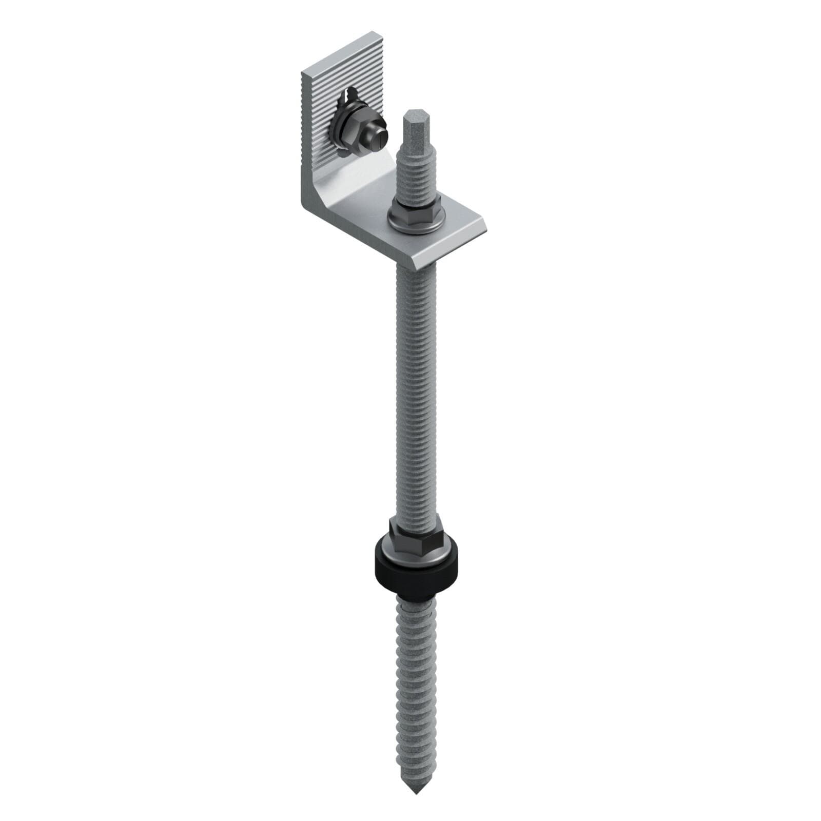 SUNFER - S01-250-L-20-C Fijación 'L' atornillada a hormigón/madera para cubierta de teja