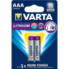 VARTA - PILA FOTO 6103 AAA LITIO(BLISTER 2U)
