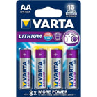 VARTA - PILA FOTO 6106 AA LITIO(BLISTER 4U)