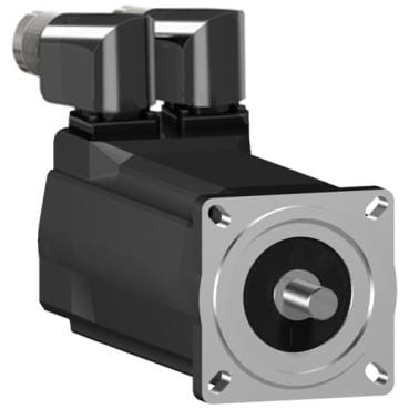 Schneider Electric - Servo motor SH3 -IEC 070 mm -1,25 Nm -8000 rpm -eje liso -sin freno -doble conector acodado orientable -encoder abs MT128b SinCos -IP54/IP65