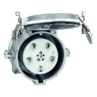 MENNEKES - Base semiempotrable 250A 5p 6h 400V IP67 carcasa de aluminio