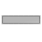 IDE - Tapa entrada cables estándar 700x140 chapa de acero laminado RAL7035