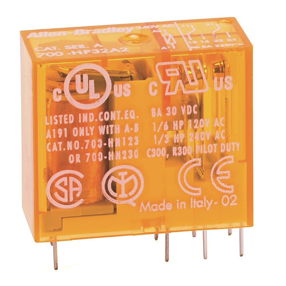 ROCKWELL - RELÉ ENCHUFABLE PCB 700-HB 8A 2P 12V CC