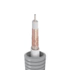 TELEVES - Cable coaxial CXT 18C Euroclase Dca, en tubo corrugado de polipropileno