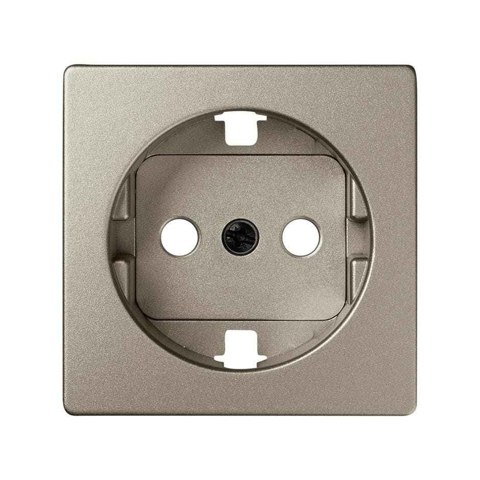 SIMON - Base de enchufe Schuko 16A embornamiento tornillo + tapa