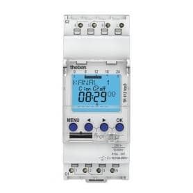 THEBEN - Interruptor horario digital Tr 612 Top3 E 2 canales 56 memorias Obelisk BT con programación 16A