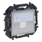 LEGRAND - Adaptador individual para conectores RJ45 tipo keystone Niloé Step - Aluminio