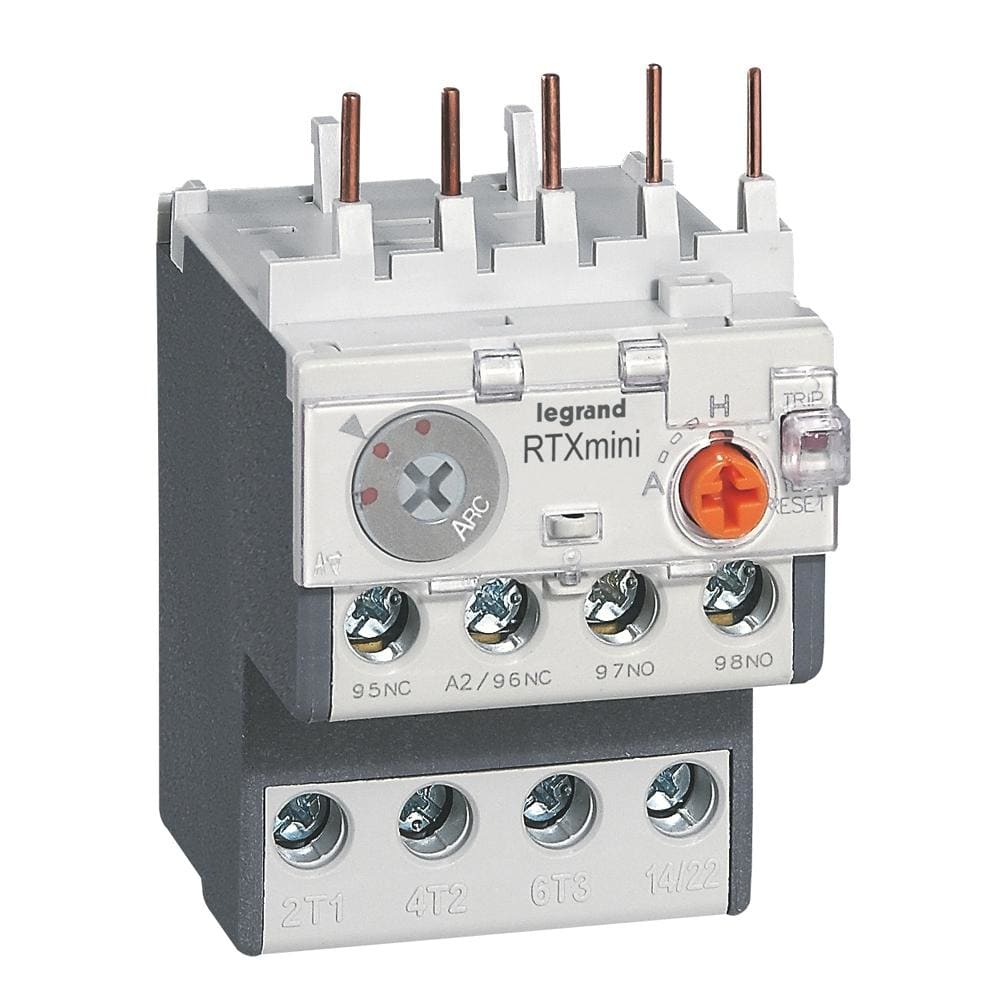 LEGRAND - Relés térmicos RTX³ - de 6,0 a 9,0A para minicontactores 3P CTX³