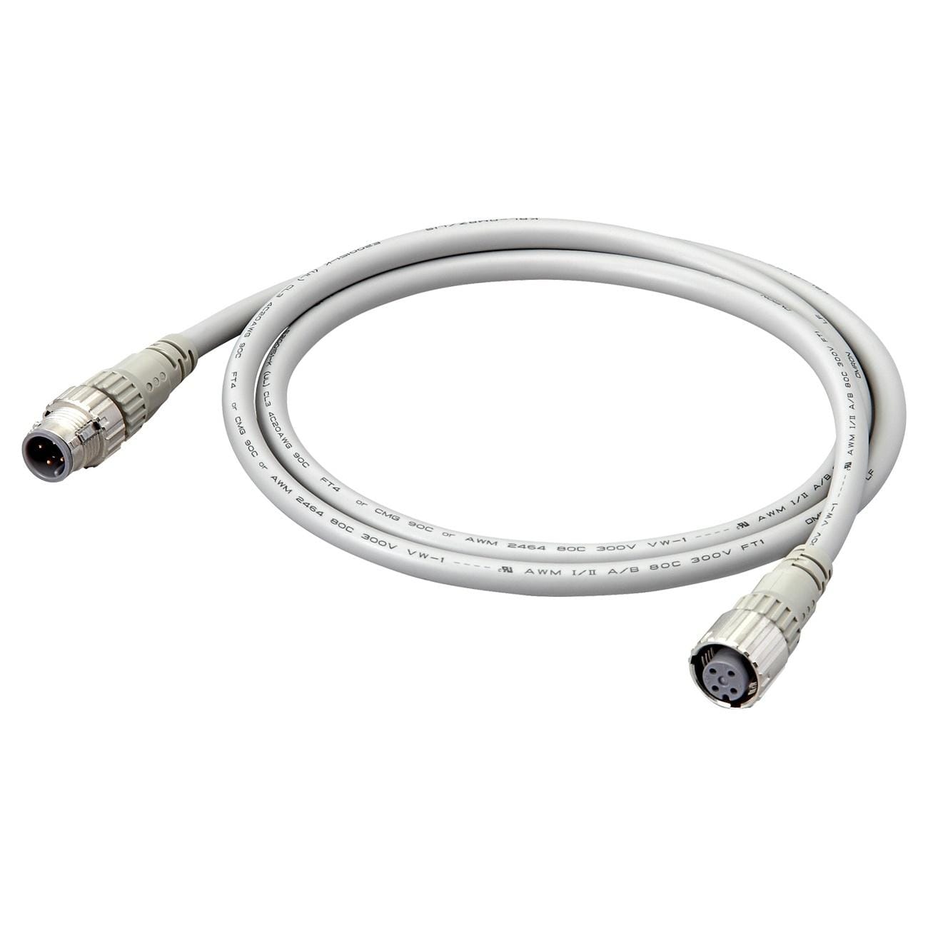 OMRON - LATIG.SNAP-IN RECTO/RECTO 4 HL.10M M12