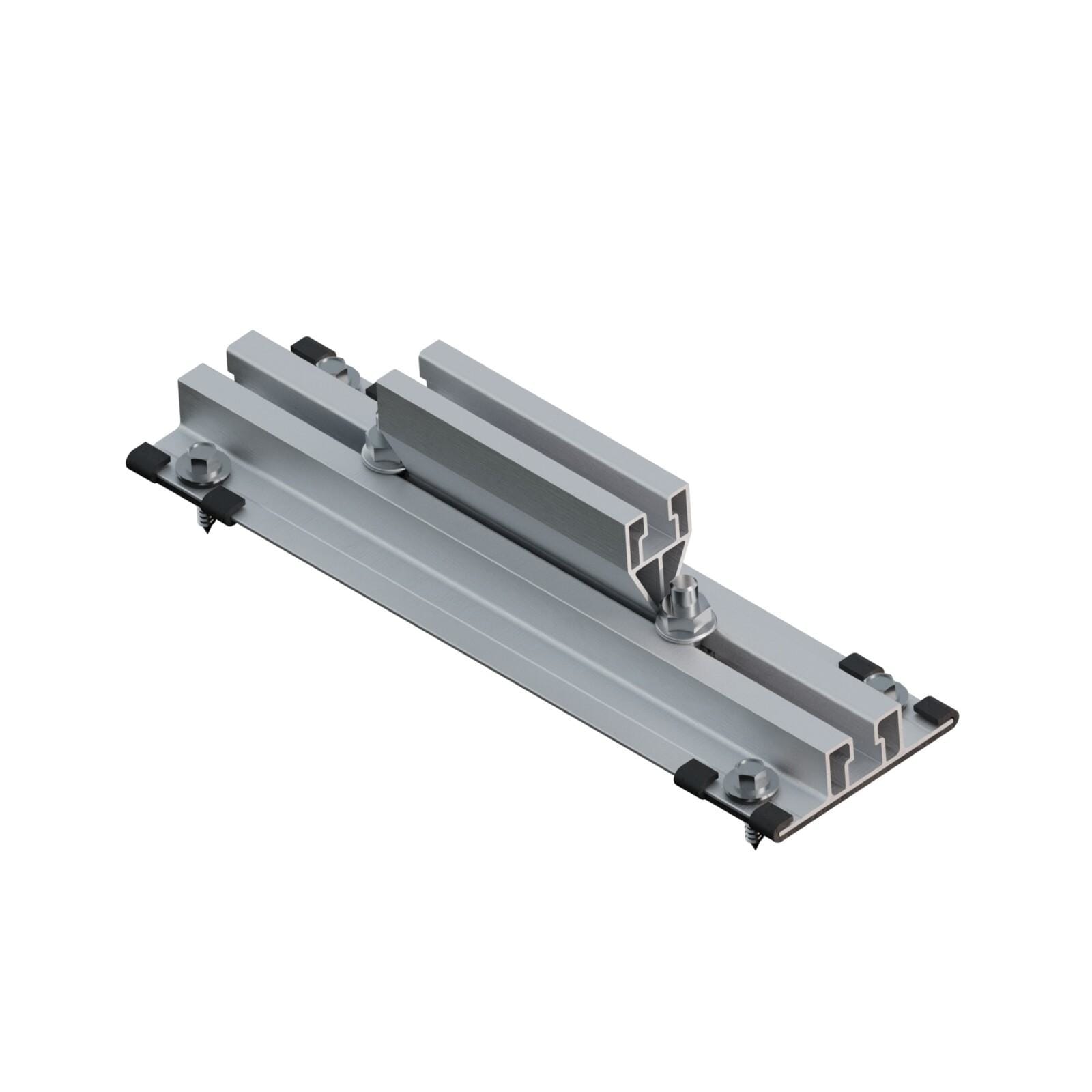 SUNFER - S93-380-ZN-10-C Fijación microrail h=58mm para cubierta curva 380mm
