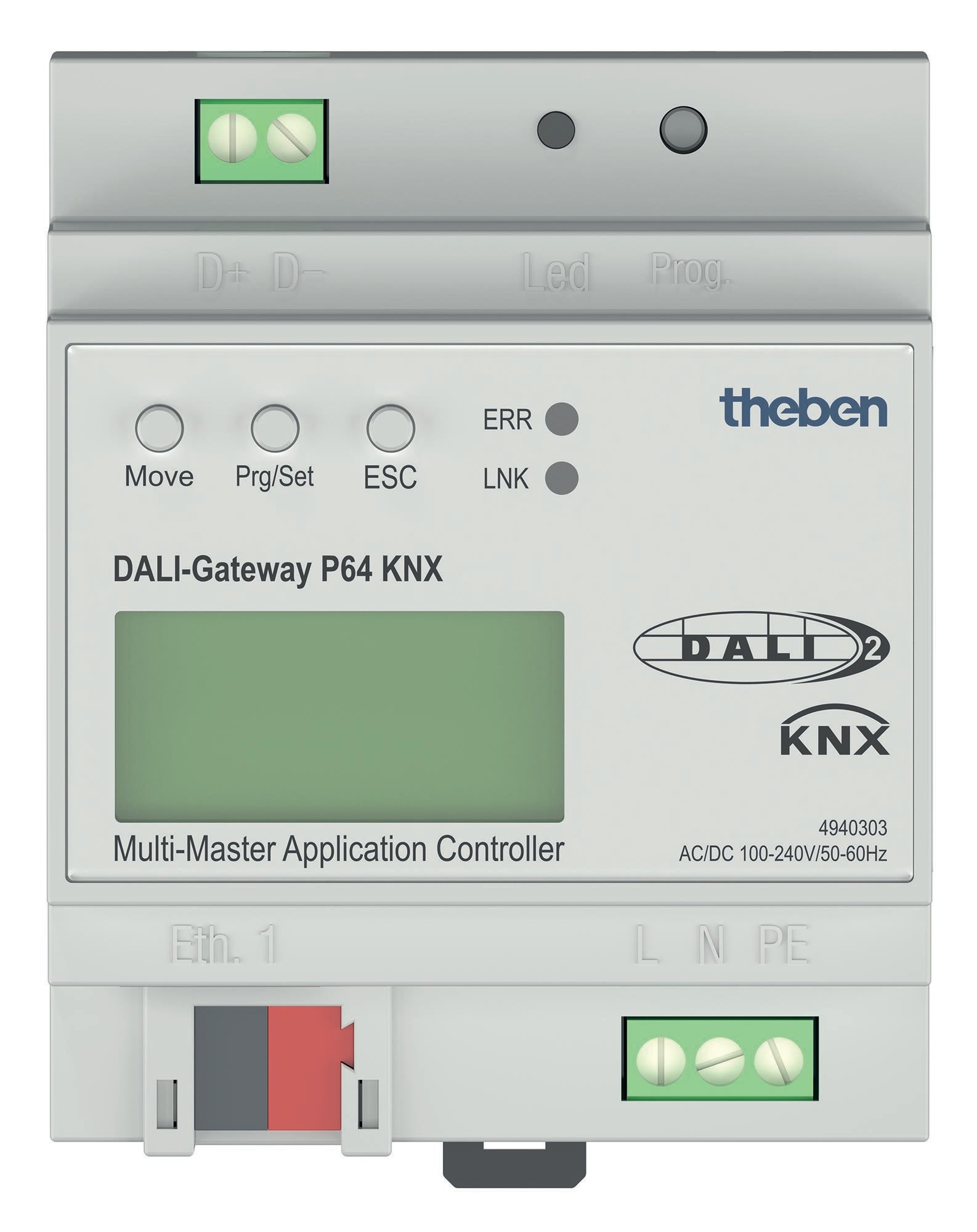 THEBEN - Controlador de aplicación multi-master como interfaz DALI y KNX, certificado DALI-2